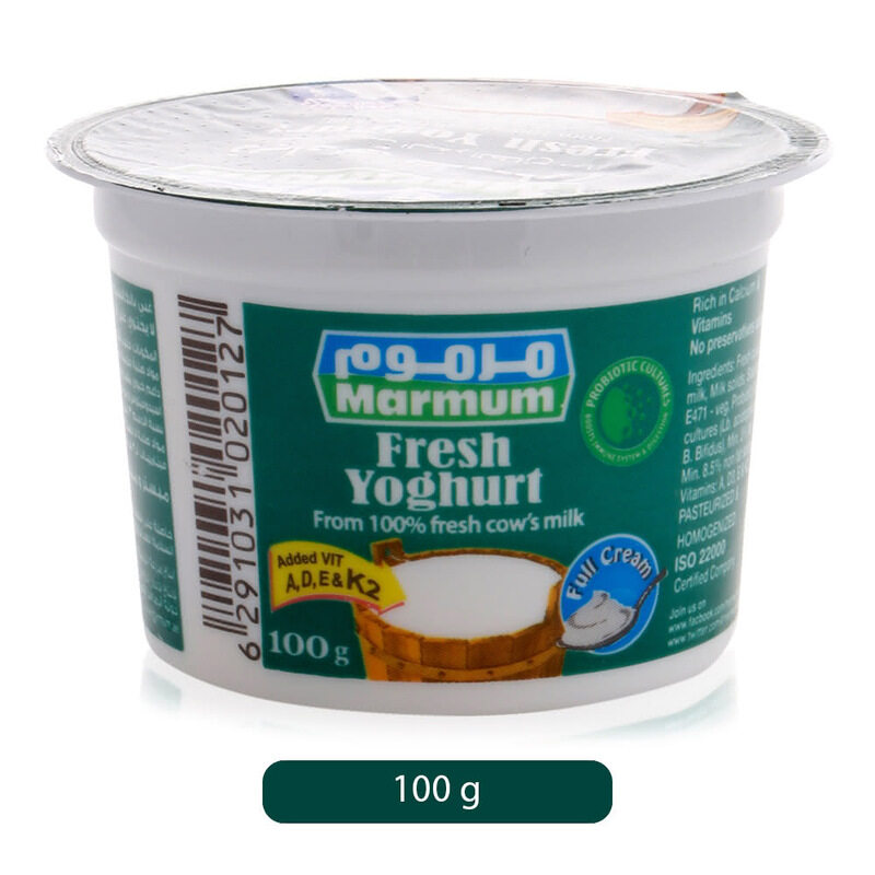 

Marmum Full Cream Fresh Yoghurt, 100 g