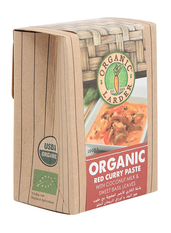

Organic Larder Red Curry Paste - 100 g