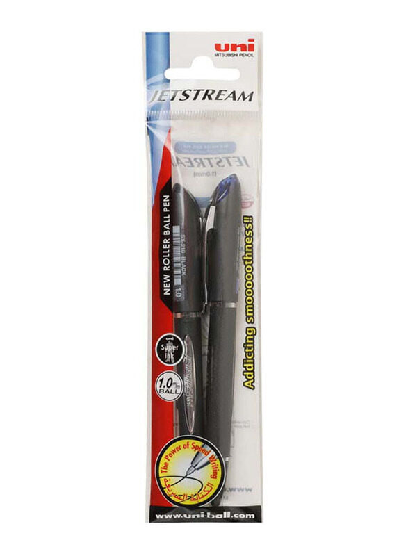 

Uni Ball Jetstream Roller Ball Pens, 2 Pieces, Black