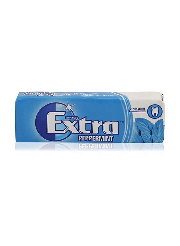 Wrigley's Extra Gum Peppermint Chewing Gum - 10 x 14 g