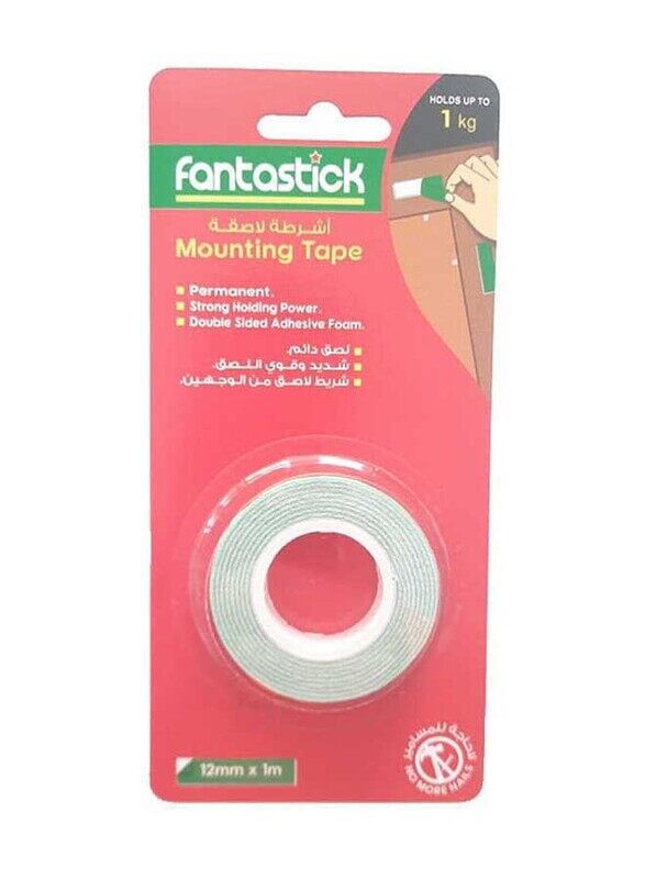 

Fantastick Mounting Tape, 12mm x 1m, White