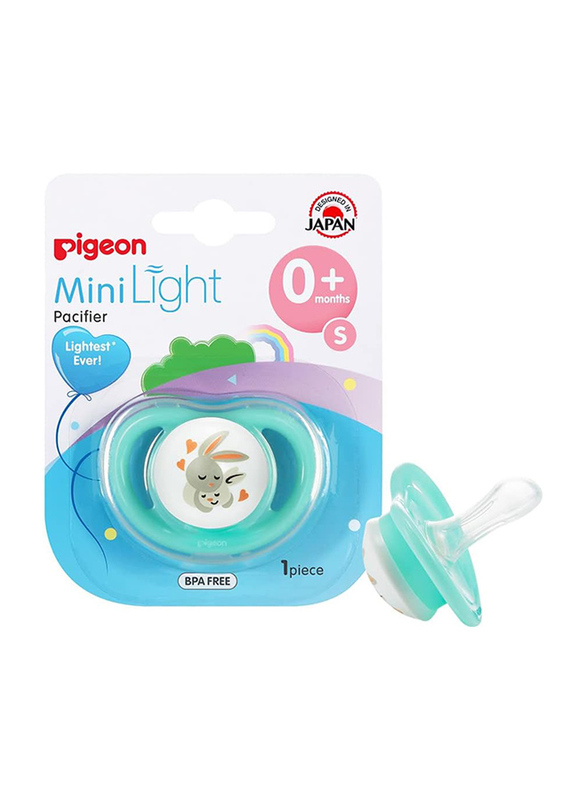 Pigeon Minilight Baby Pacifier, Small, Blue