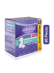 Always Fresh Scent Comfort Protect Daily Pantyliners - Normal, 80 Pieces
