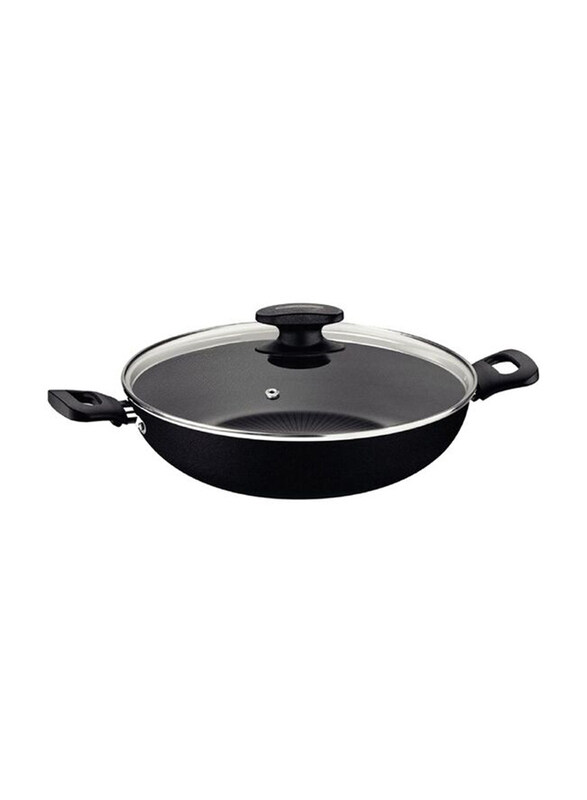

Tramontina 28cm Non-Stick Wok Pot, Black