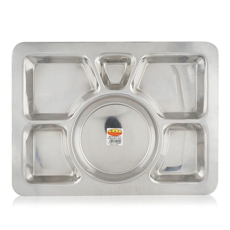 

Raj Steel Serving Trays, Silver