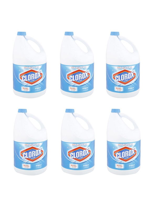 Clorox Bleach Regular, 6 x 1 Gallon