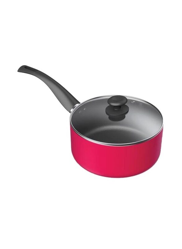 

Homeway 16cm Non-stick Sauce Pan, Red