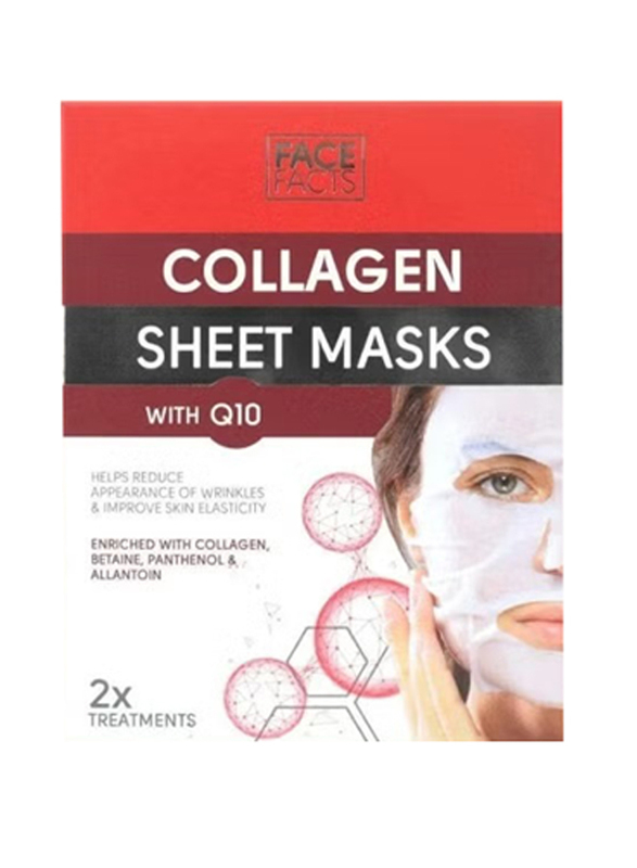 Face Facts Collagen Facial Mask, 2 x 20ml