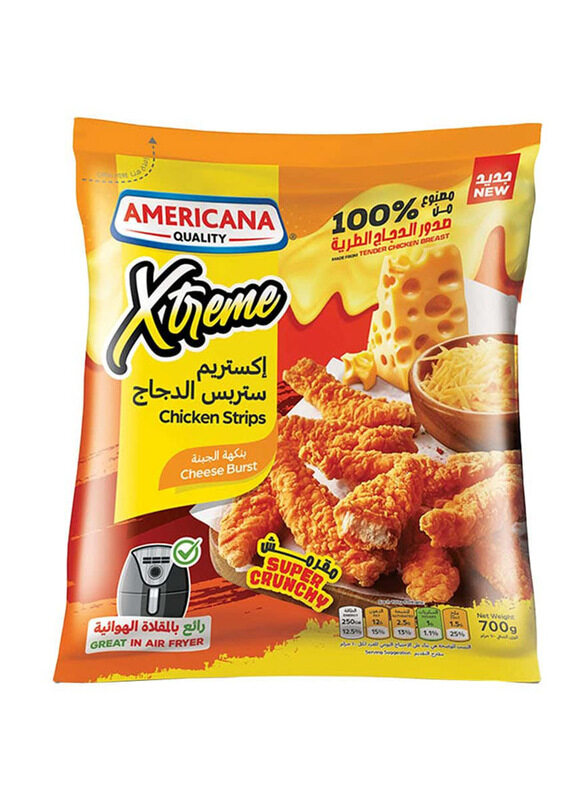 

Americana Xtreme Crispy Cheese Strips, 700g