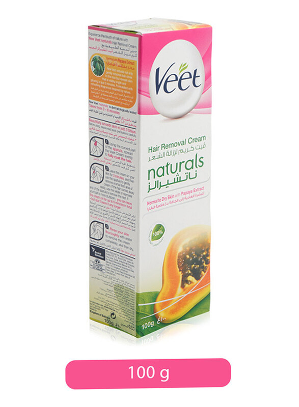 

Veet Normal to Dry Skin Natural Hair Removal Cream, 100gm