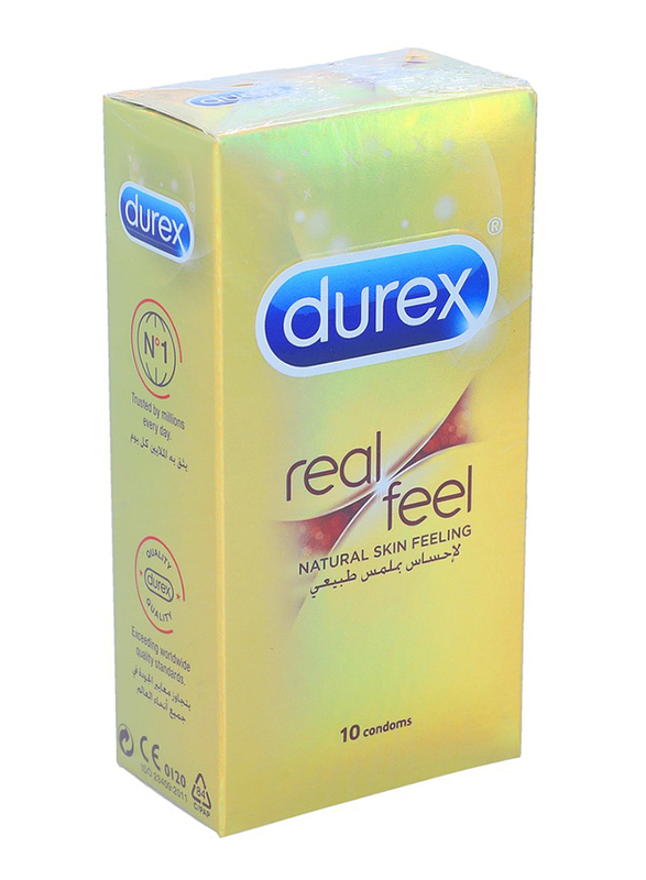 Durex Real Feel, Latex-Free Condoms, 10 Condoms 