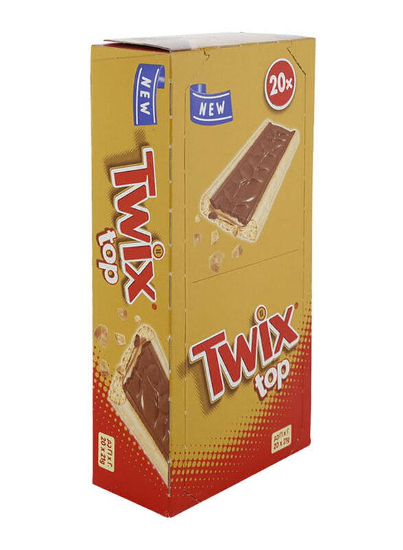 

Twix Top Chocolate Bars, 20 Pieces x 21g