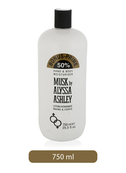 Alyssa Ashley Musk Hand & Body Moisturizer, 750ml