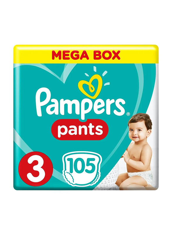 Pampers Pants Diapers, Size 3 - 105 Count