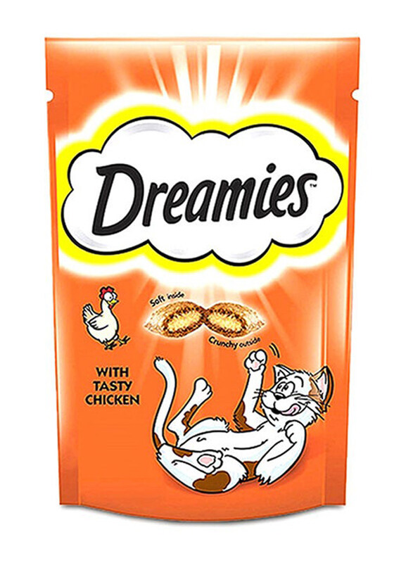 

Dreamies Chicken Treats Dry Cat Food, 6 x 60g