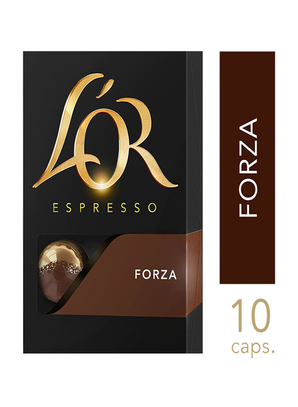 LOR Coffee Capsules FORZA, 10 Capsules, 52g