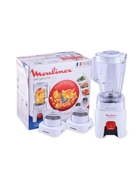 

Moulinex 3-In-1 Blender, 1.75L, 500W, LM242B28, White