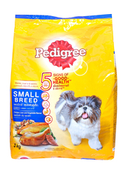 Pedigree Chicken, Liver and Vegetables Flavor Toy & Small Breed Dry Dog Food, 3 Kg