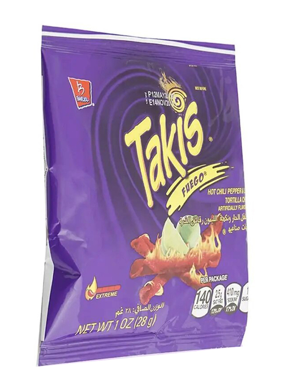 Takis Chips Fuego Papper Lime, 28g