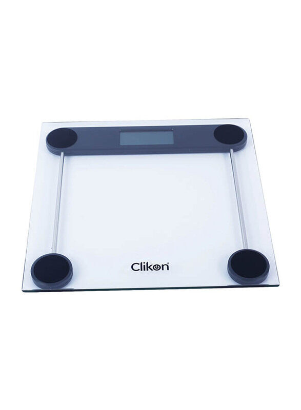 

Clikon Digital Bathroom Scale with 150Kg Capacity, CK4018, White