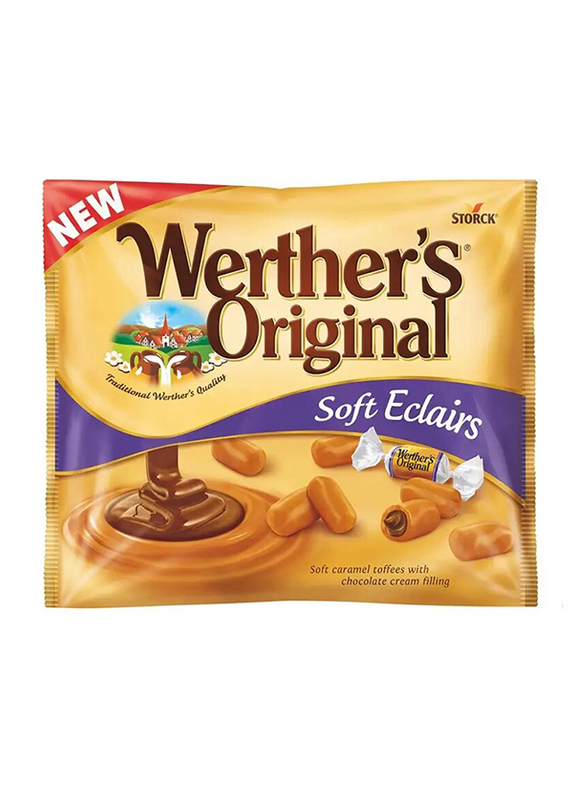 Werther's Original Soft Eclairs Cream Toffees With Chocolate Cream Filling - 500g