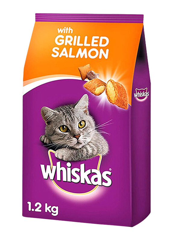 

Whiskas Grilled Salmon Dry Cat Food, 1.2 Kg