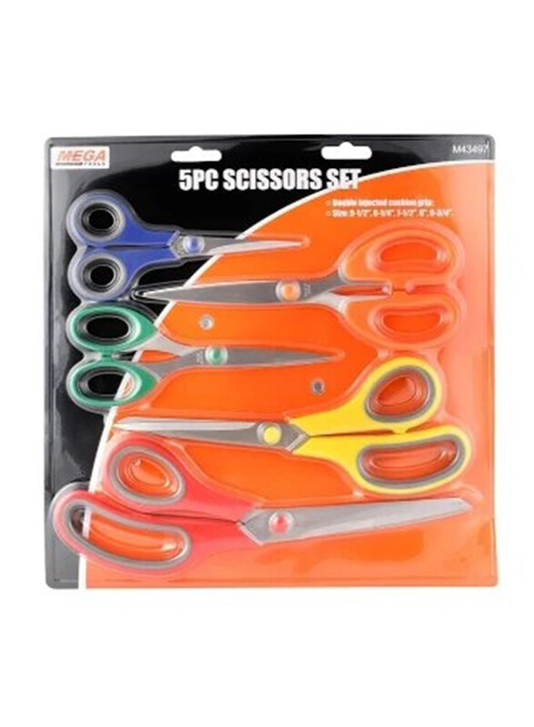 

Mega 5-Piece Scissors Set, Assorted