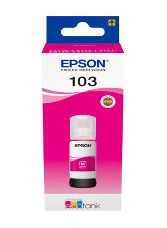 

Epson 103 EcoTank Magenta Ink Bottle, 65ml