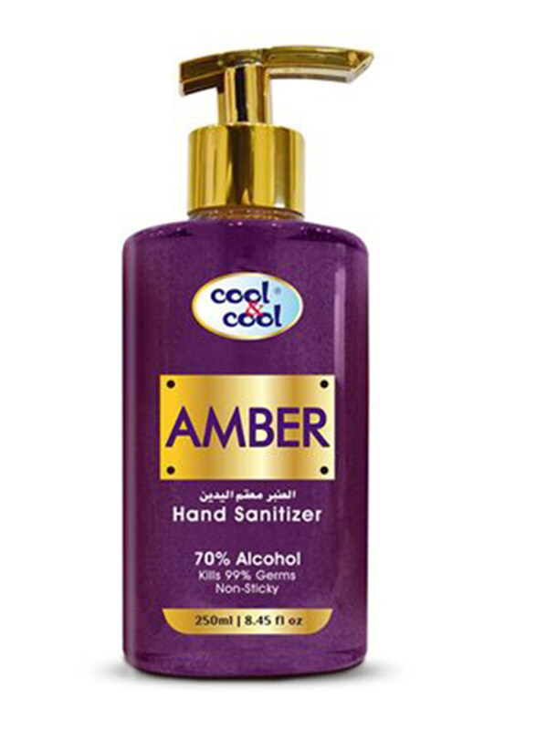 

Cool & Cool Amber Hand Sanitizer Gel, 250ml