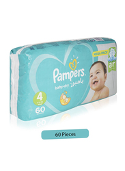 Pampers Active Baby Dry Diapers, Size 4, Maxi, 9-14 kg, Mega Pack, 60 Count