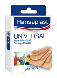 Hansaplast Water Resistant Bandages, 100 Pieces