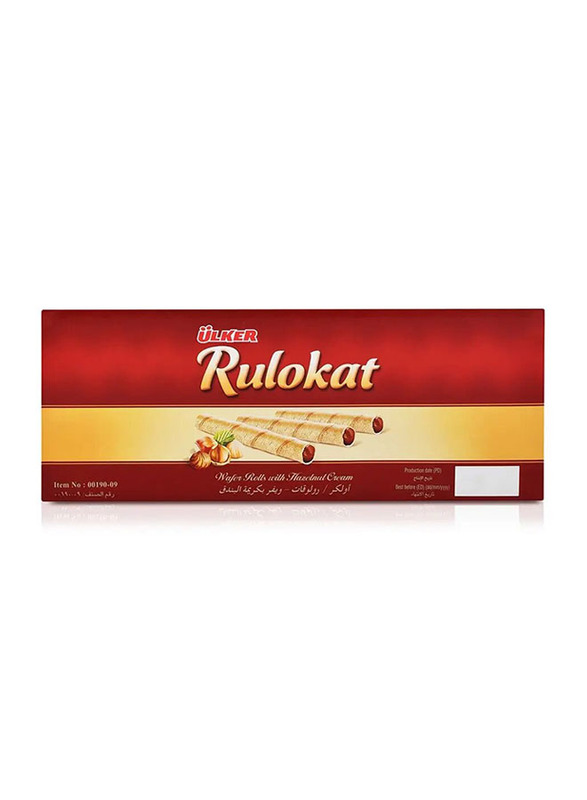 Ulker Rulokat Wafer Rolls with Hazelnut Cream - 576g