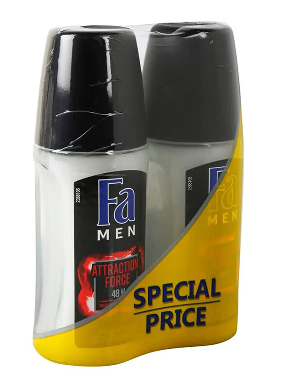 Fa Men Attraction Force Seductive Scent Deodorant Roll - 2 x 50ml