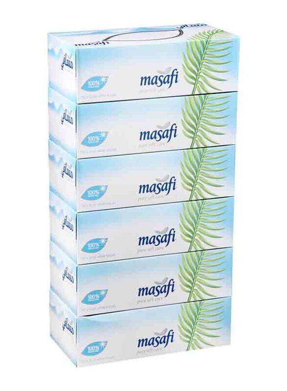 

Masafi Soft Facial Tissue White 2-Ply, 6 x 150 Sheets