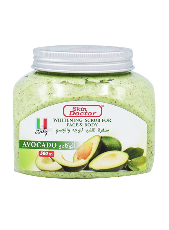 Skin Doctor Avocado Whitening Face & Body Scrub, 500gm