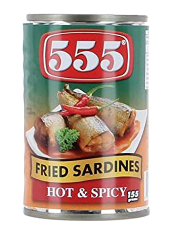 

555 Hot and Spicy Fried Sardines, 155g