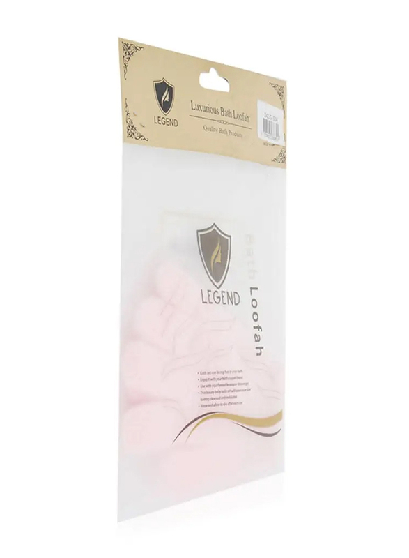 Legend Luxurious Bath Loofah, Pink, 1 Piece