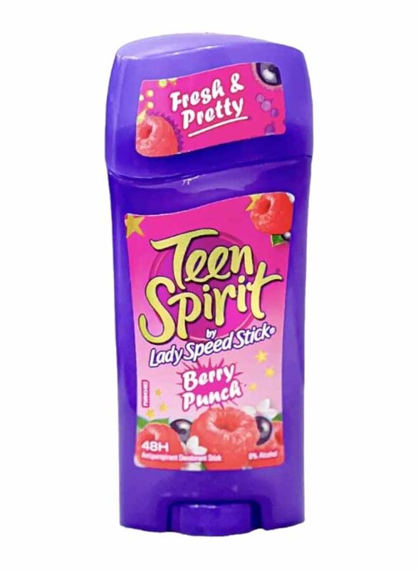 Teen Spirit Lady Speed Raspberry Scent ​​Deodorant Stick, 65gm