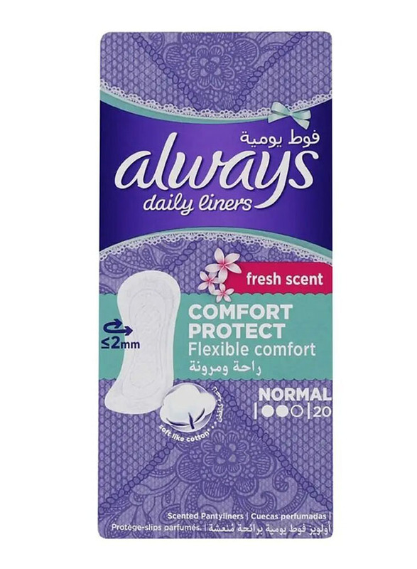 Always Daily Liners Flexible Comfort Protect - 20 Pieces