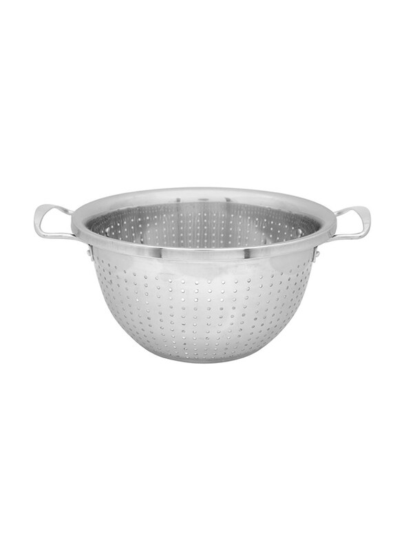 

Kitchef Stainless Steel Colander, 26cm, Silver
