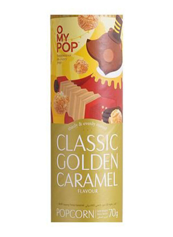 

Omypop Classic golden Caramel Popcorn, 70g