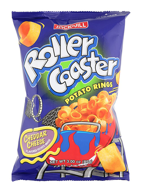 Jack & Jill Cheddar Cheese Flavor Roller Coaster Potato Ring, 1 Piece x 85g