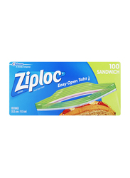 Ziploc Sandwich Bags, 100 Pieces