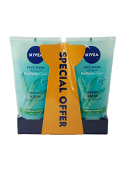 Nivea Purifying Face Wash - 2X150Ml