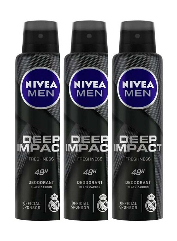 

Nivea Men Deo Spray Deep, 3 x 150ml