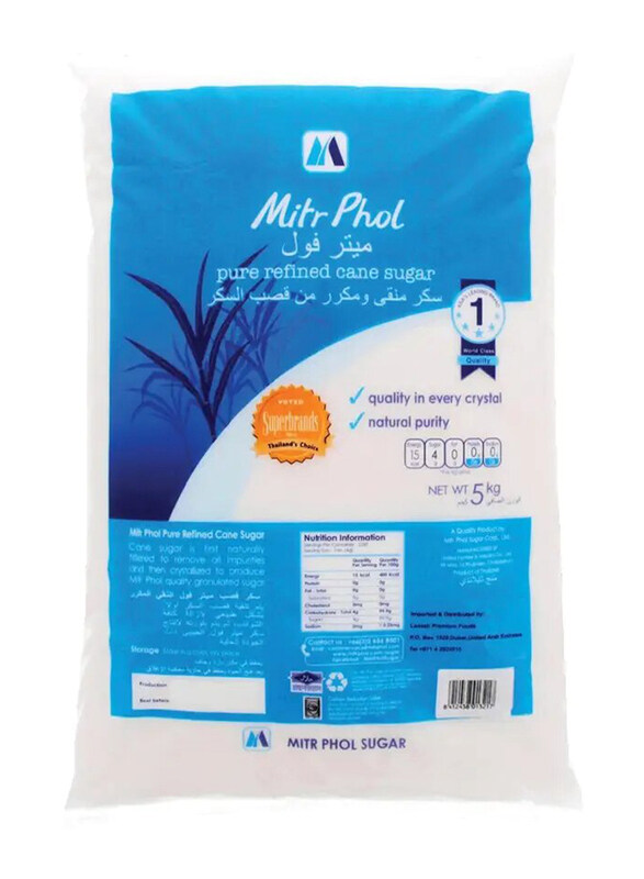 

Mitr Phol Pure Cane Refined Sugar, 5kg