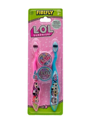 Firefly Lol Surprise Toothbrush Travel Set 3+ Years, 2 Pieces