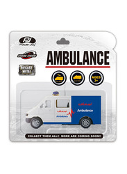 P.Joy V.Vroom Diecast Dxb Ambulance, Diecast & Play Models, 1 Piece, Ages 3+