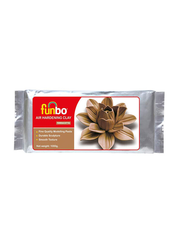 

Funbo Air Hardening Clay, 1000g, Brown