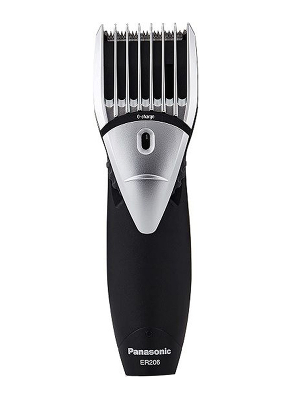 Panasonic Rechargeable Beard & Hair Trimmer, ER206K222, Black/Silver